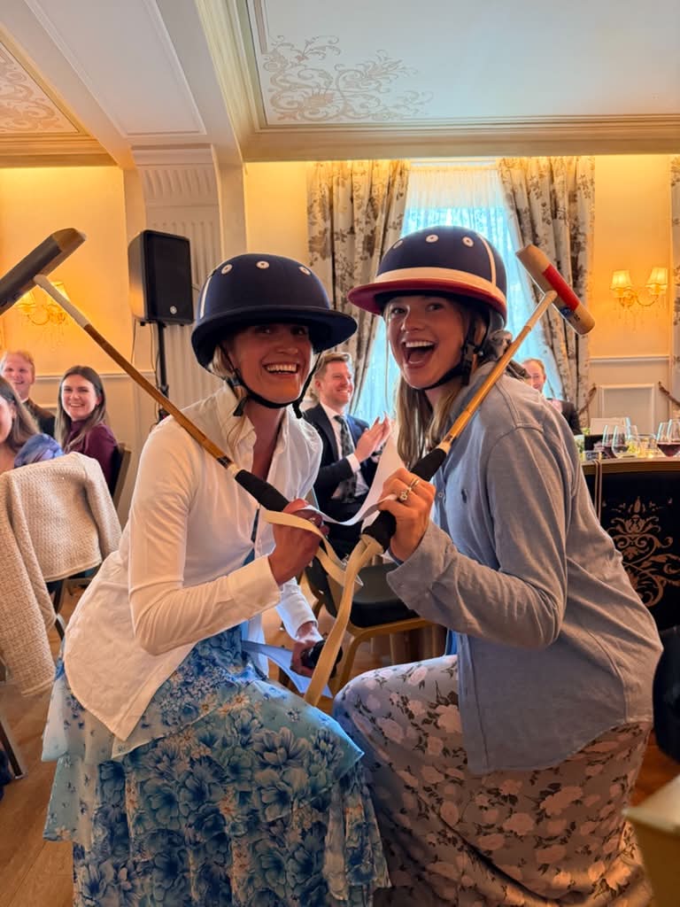 Our masters of ceremonies bringing the energy at a gala event